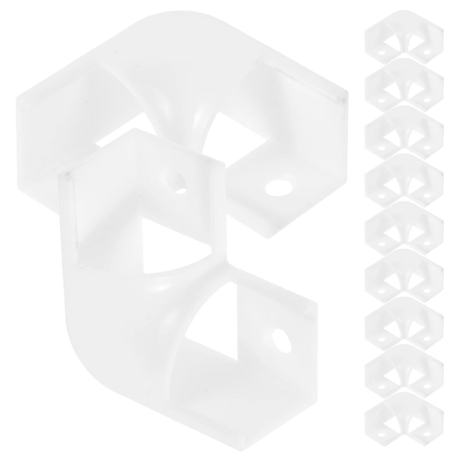 

10Pcs V Shape Plastic Corner Channels 90 Degree Turn Easy Install Strip Light Accessories Modern Look Safe Efficient Solution