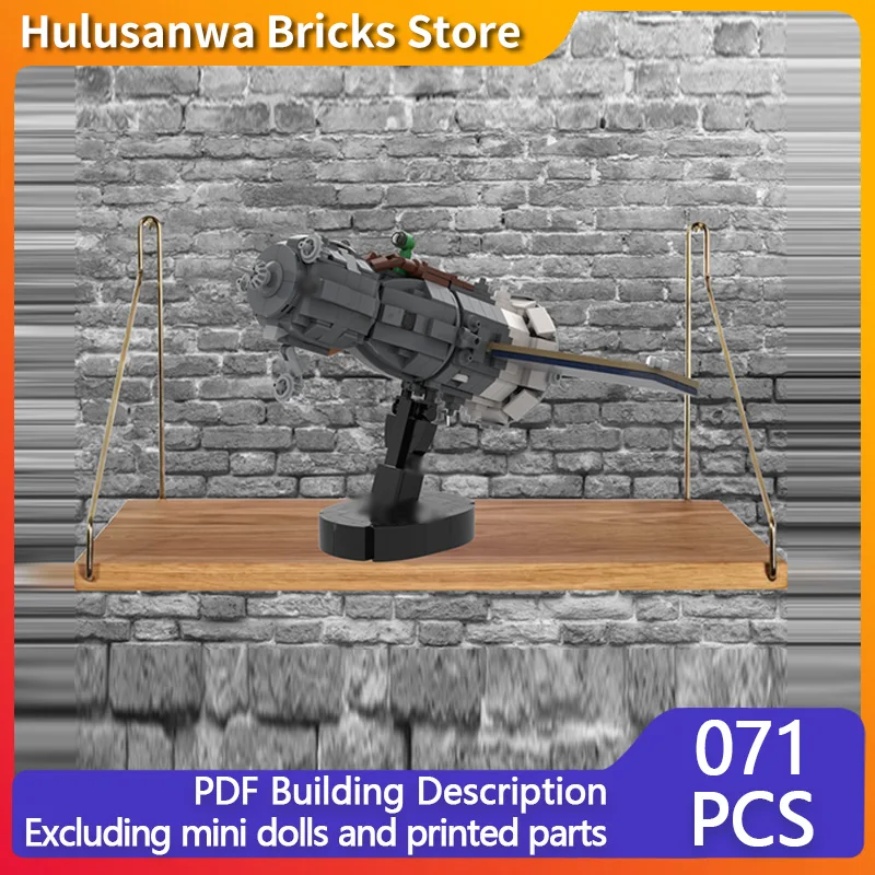 

Military Spacecraft Stand Model MOC Building Bricks War Equipment Modular Technology Gifts Holiday Assemble Children Toys Suit