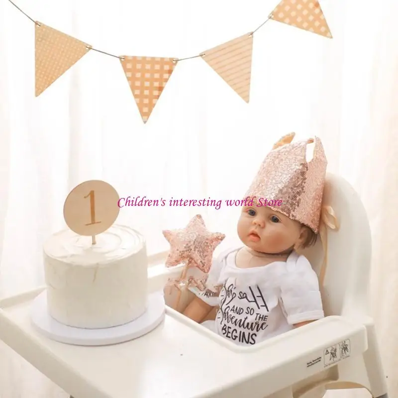 

Children Birthday Party Headband Enchanting Wand for Boy Girl Celebrate with 425F