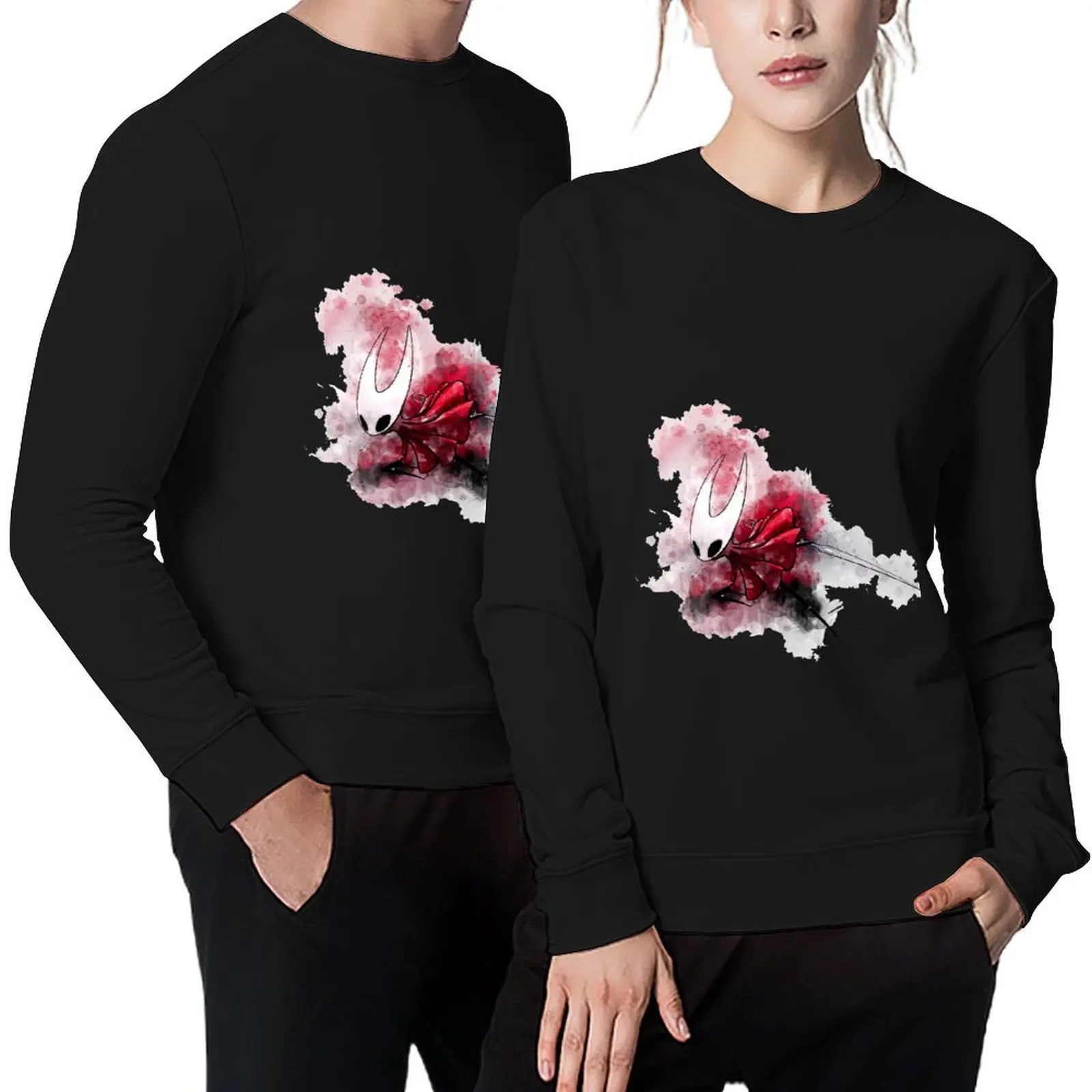

Hollow Knight Silksong - Hornet painting Pullover korean clothes male clothes men's clothing sweatshirts men