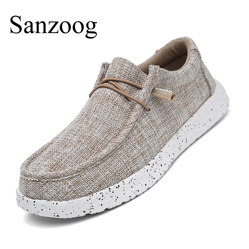 Summer Men Casual Canvas Shoes Dude Shoes Alpargatas Hombre Espadrille Comfortable Breathable Lightweight Big Size 48 49 50 51