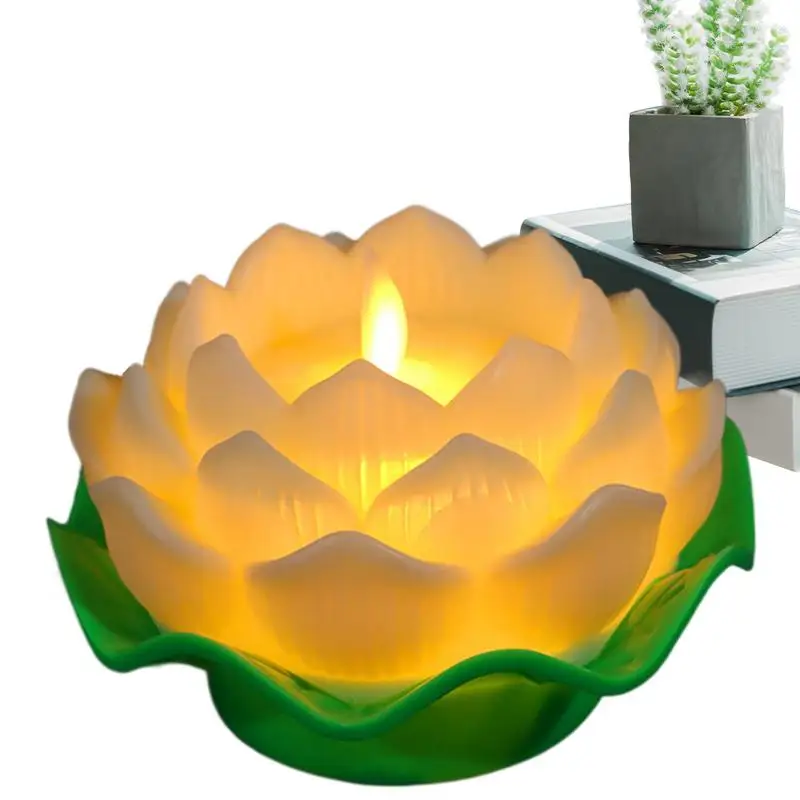 

Battery Powered Water Lily Lantern Water Lily LED Light Colorful Water Lily Table Light For Bedroom birthday party festival