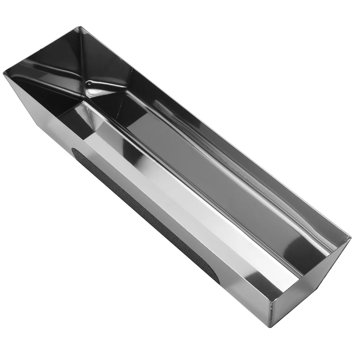 12HRG Non Slip Contoured Stainless Steel Heliarc Mud Pan, 14Inch