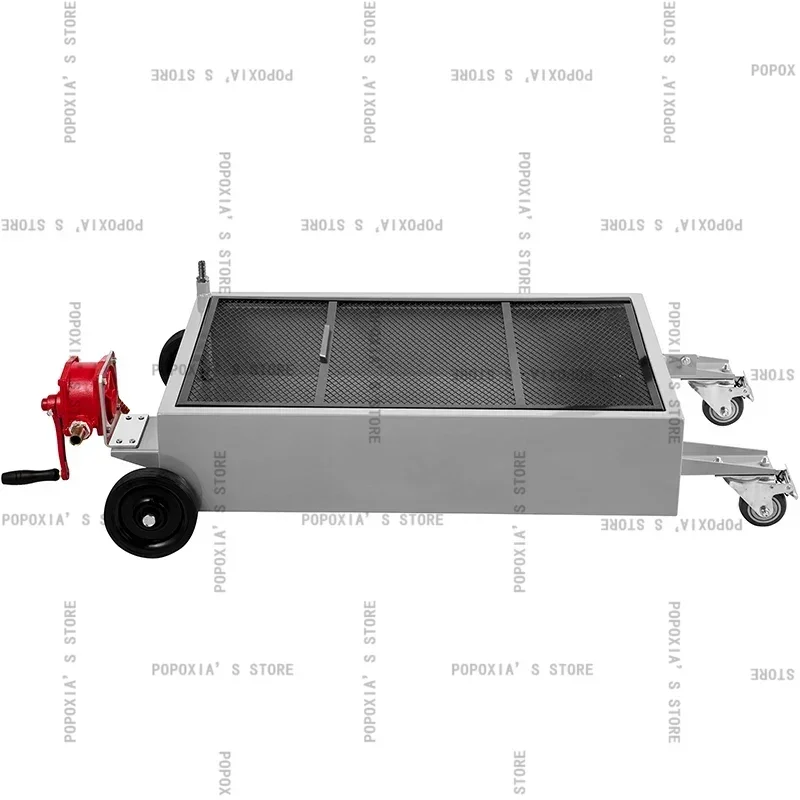 15 Gallon Oil Drain Pan Low Profile   Tank Foldable Hand with Pump Swivel Casters for Car SUV Trucks  ing