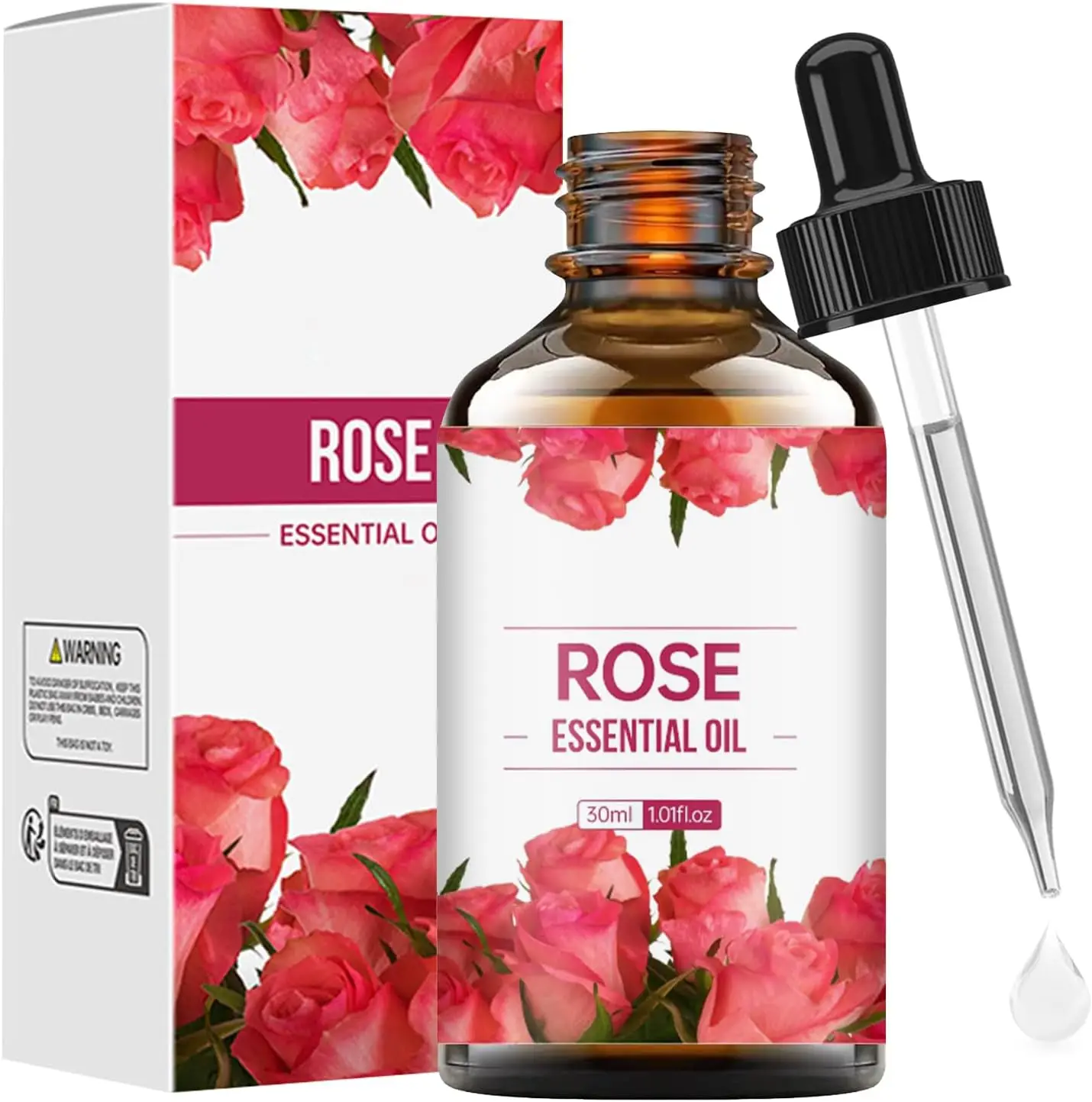 

Organic Rose Oil (1oz/30ml) for Face Ideal for Facial Care Aroma Diffusers Steamers Home Room Fragrancing Soap Making Massage