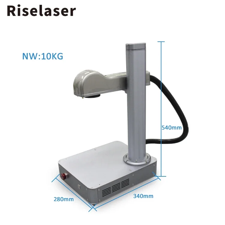 Desktop Laser Marker 20W Mini Portable Jewelry Metal Fiber Laser Marking Engraving Printing Machine