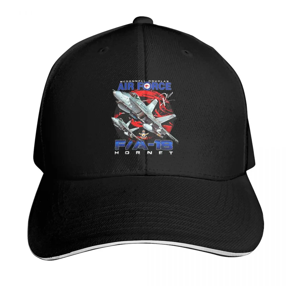 

RAAF Australian Air Force FA18 Hornet Fighterjet Baseball Cap Golf Wear summer hat Boy Child Women's