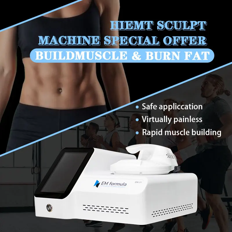 

Newest Emslim Weight Loss Slimming Fat Burn HIMET EMS Muscle Stimulator for Body Face Hands Sculpting Beauty Machine