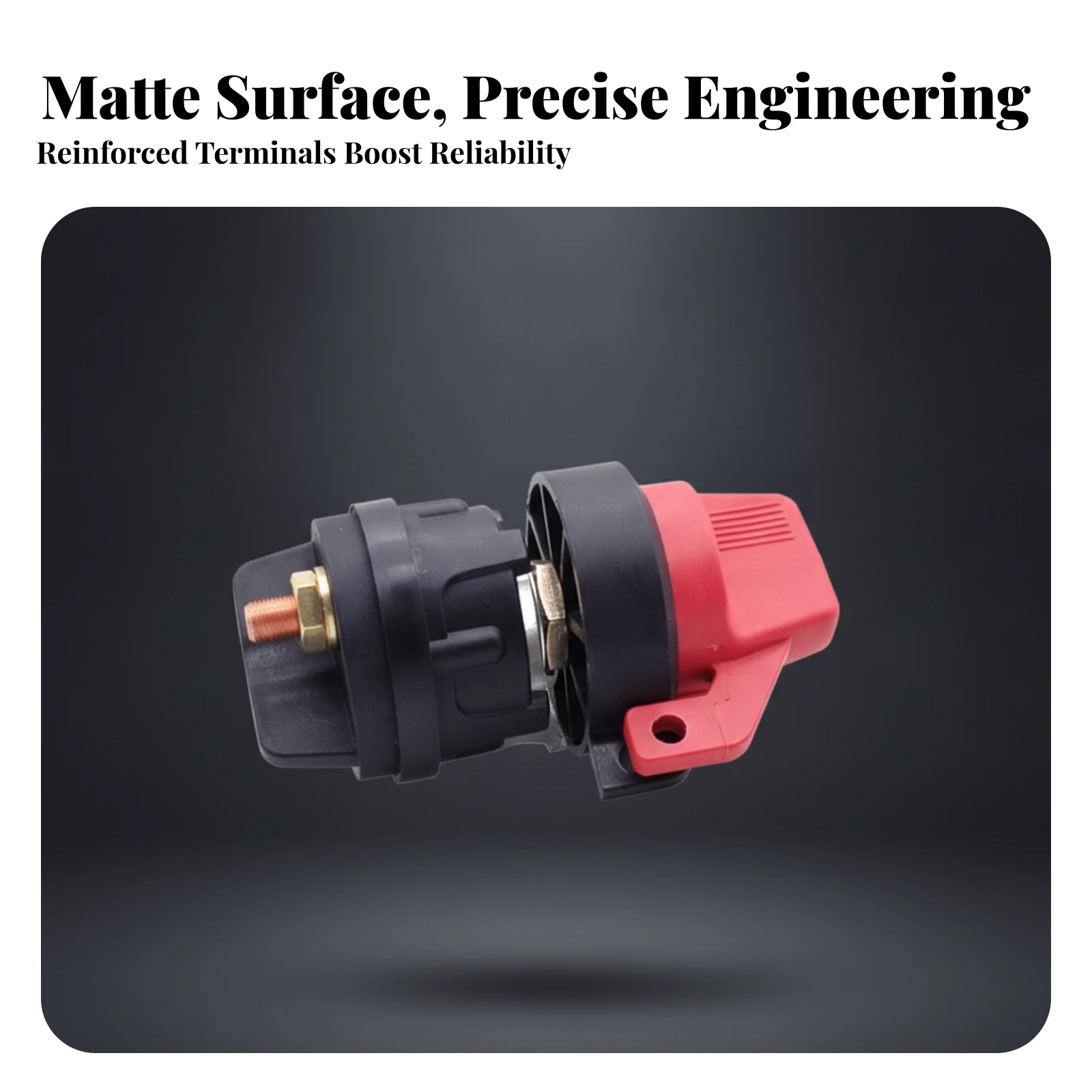Power Disconnect Switch Compact Rotary Power Switch Manual Easy to Use for Machinery Mechanics, Excavators, Electrical Isolation