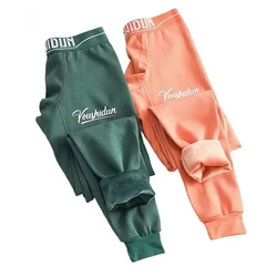 Men's Warmthy Thermal Underwear Bottoms Thickened Plush Long Pants Cotton Wool Knee Pads Winter Autumn Comfortable Legging Basic