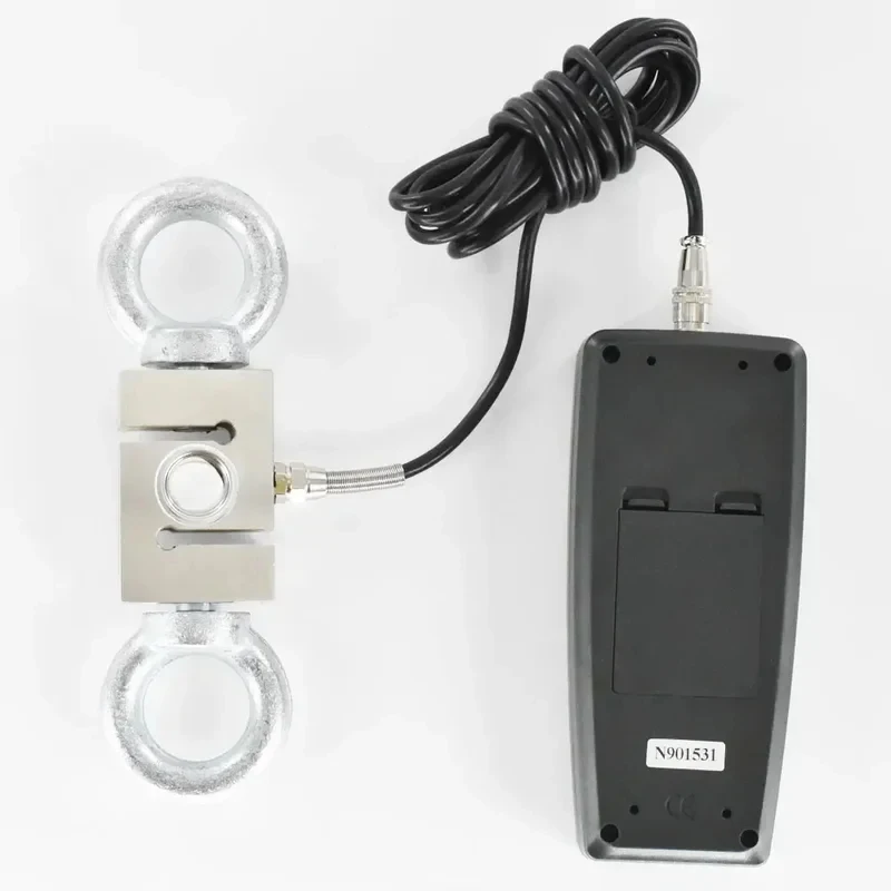 Force Gauge Digital Push Pull Tter 00N,00k,0Lbf Tension Meter FM--00K