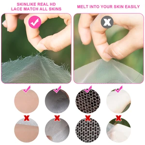 Rosabeauty HD 13x6 Water wave front loop human hair wigs loose deep wave 13x4 front wig 12 Main Sales Lace Front Cacheada - №9