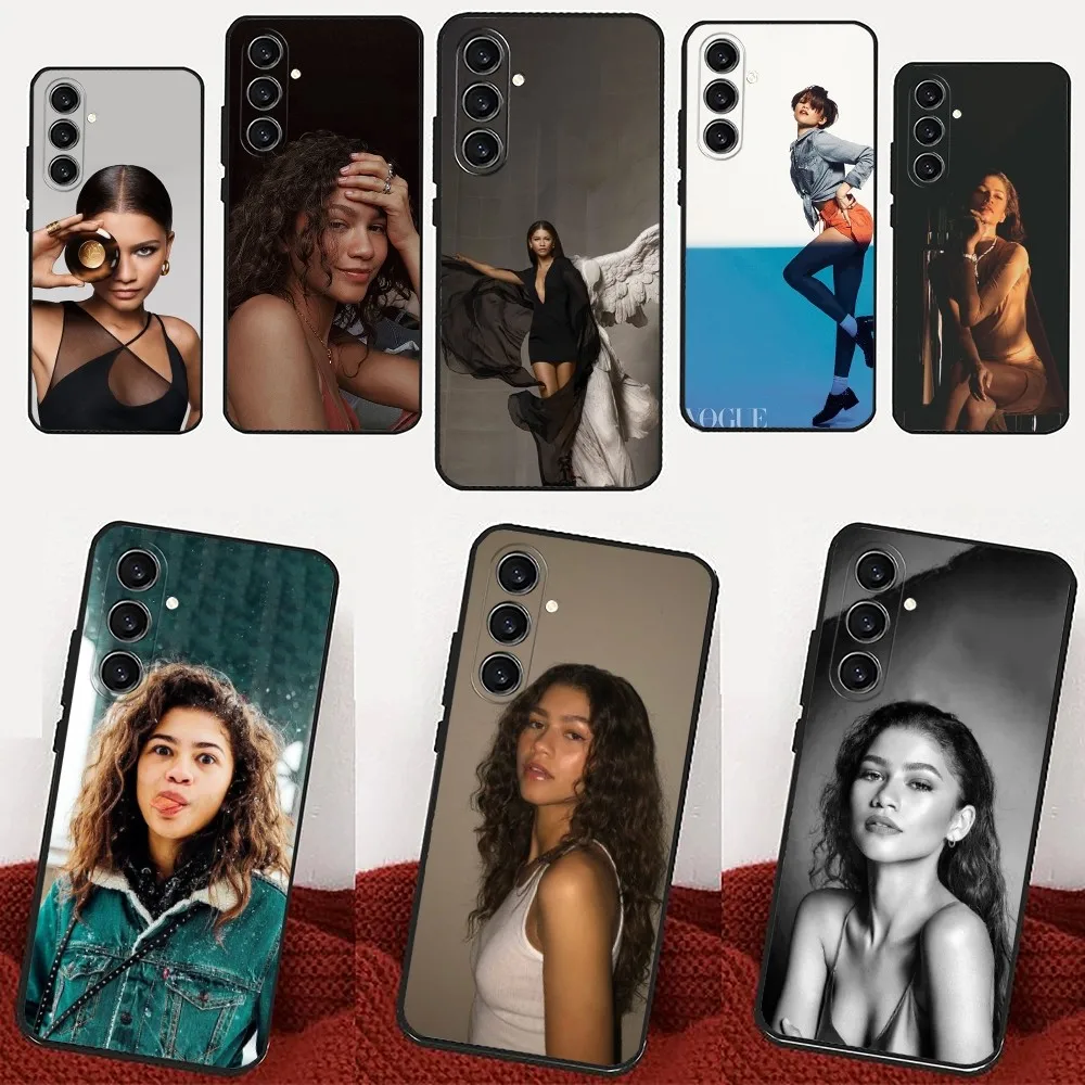 Z-Zendaya  Phone Case For Samsung Galaxy A13,21s,22,31,32,52,53,71,80,91 Black Soft Cover