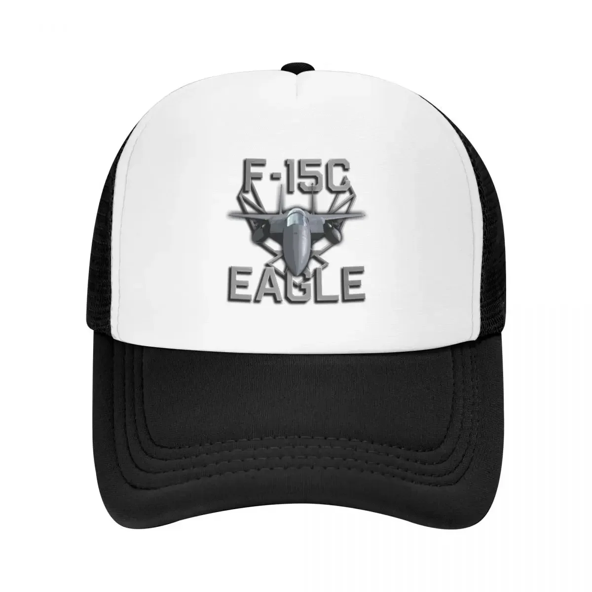 F-15C EAGLE - 04 - Cutout Style Graphic Baseball Cap Cosplay Designer Hat Snapback Cap Luxury Cap Baseball Men Women's