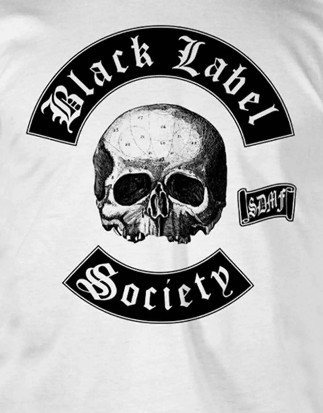 Black Label Society T-Shirt SDMF Schädel Band Logo neue offizielle Herren