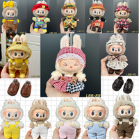 37 Styles Cute Mini Plush Doll'S Clothes Outfit Accessories Korea Kpop Exo Labubu II Idol Dolls Jumpsuit Sitting Party Clothing