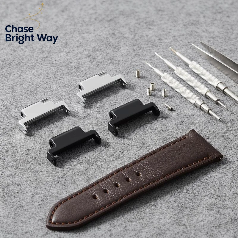 Watch Bracelet 14mm to 20mm Adapter Metal Connector for Reliable Strap Conversion and Repair