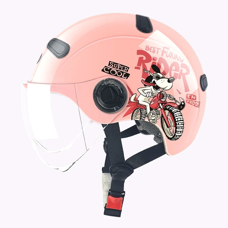 

3C Certified Cartoon Helmet Universal For All Seasons Male And Female Vehicles Sun Protection Cute Safety Helmet Cute Helmet