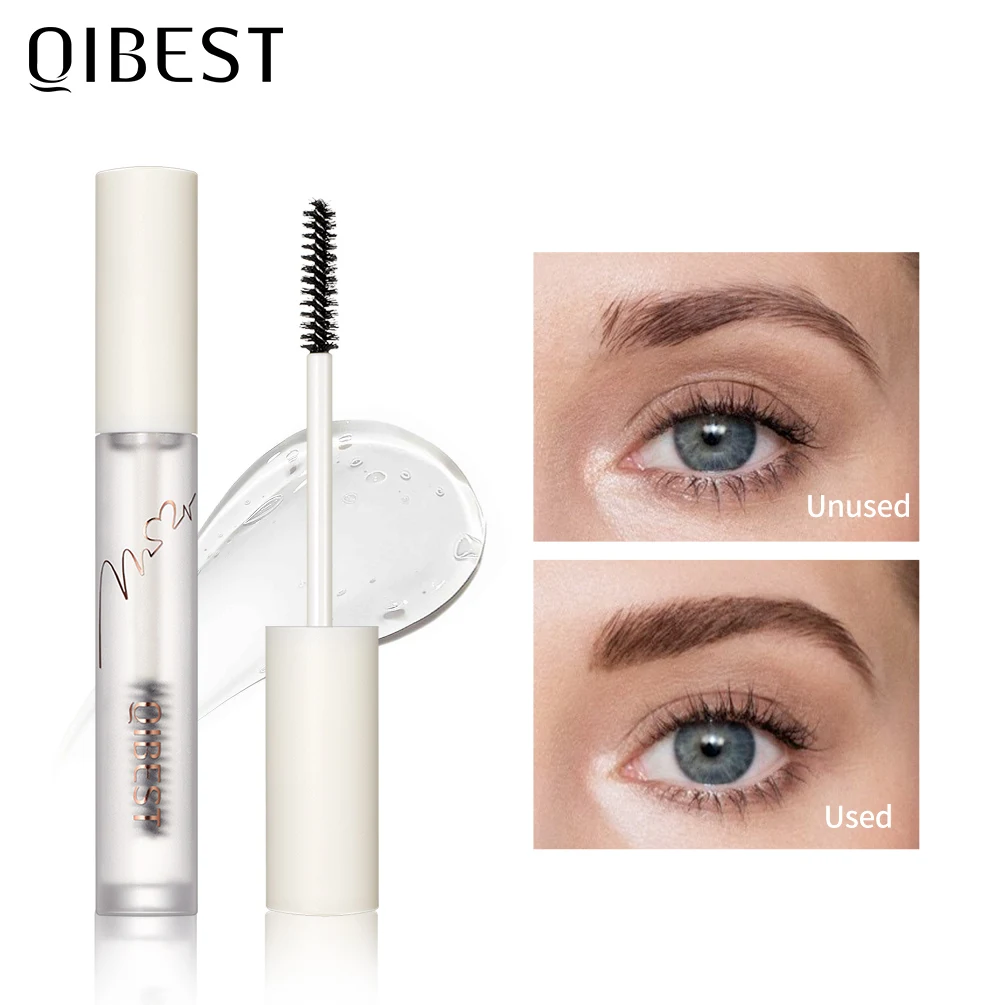QIBEST Gel Transparente para Cejas, Cera para Cejas, Jabón para Cejas de Larga Duración, Realzador Natural de Cejas, Jabón para Maquillaje, Gel Escultor de Cejas para Cosméticos de Cejas