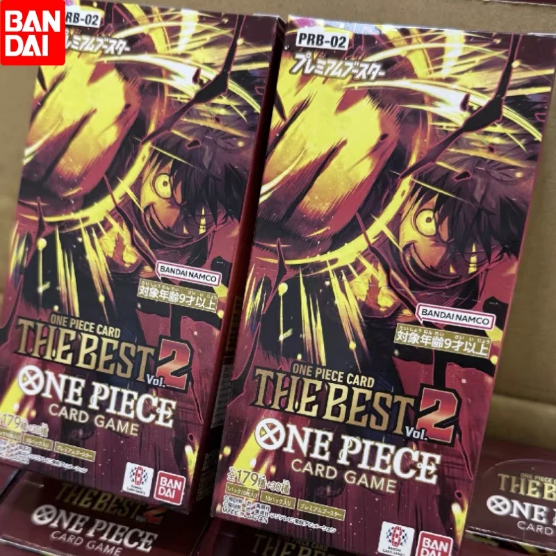 

Новая натуральная цельная карта Bandai Opcg Prb02, японская золотая коробка, роскошная добавка, коллекция аниме, карты, игрушки, подарки