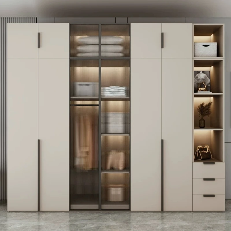 Built In Gloss Wardrobes High Glass Open Frames Wardrobes Clearance Drawers Armadio Camera Da Letto Living Room Furniture