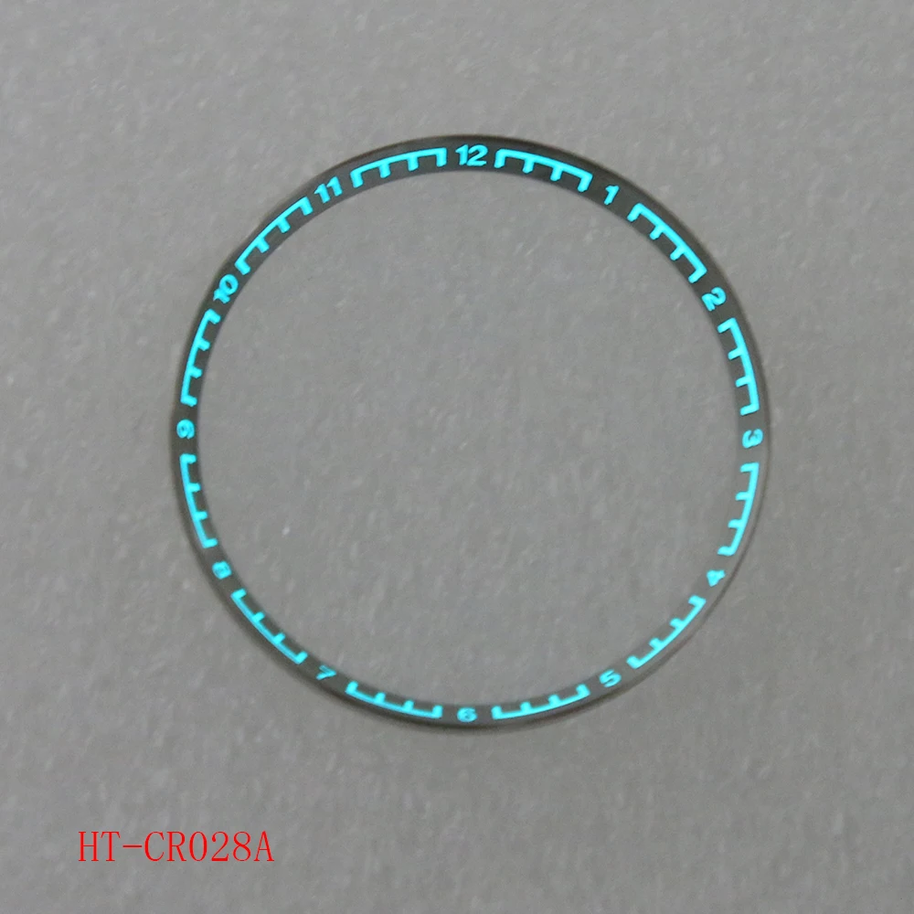 جديد 12 ساعة 316L الفولاذ المقاوم للصدأ سوبر BGW9 الأزرق مضيئة SKX007 ساعة الفصل الدائري