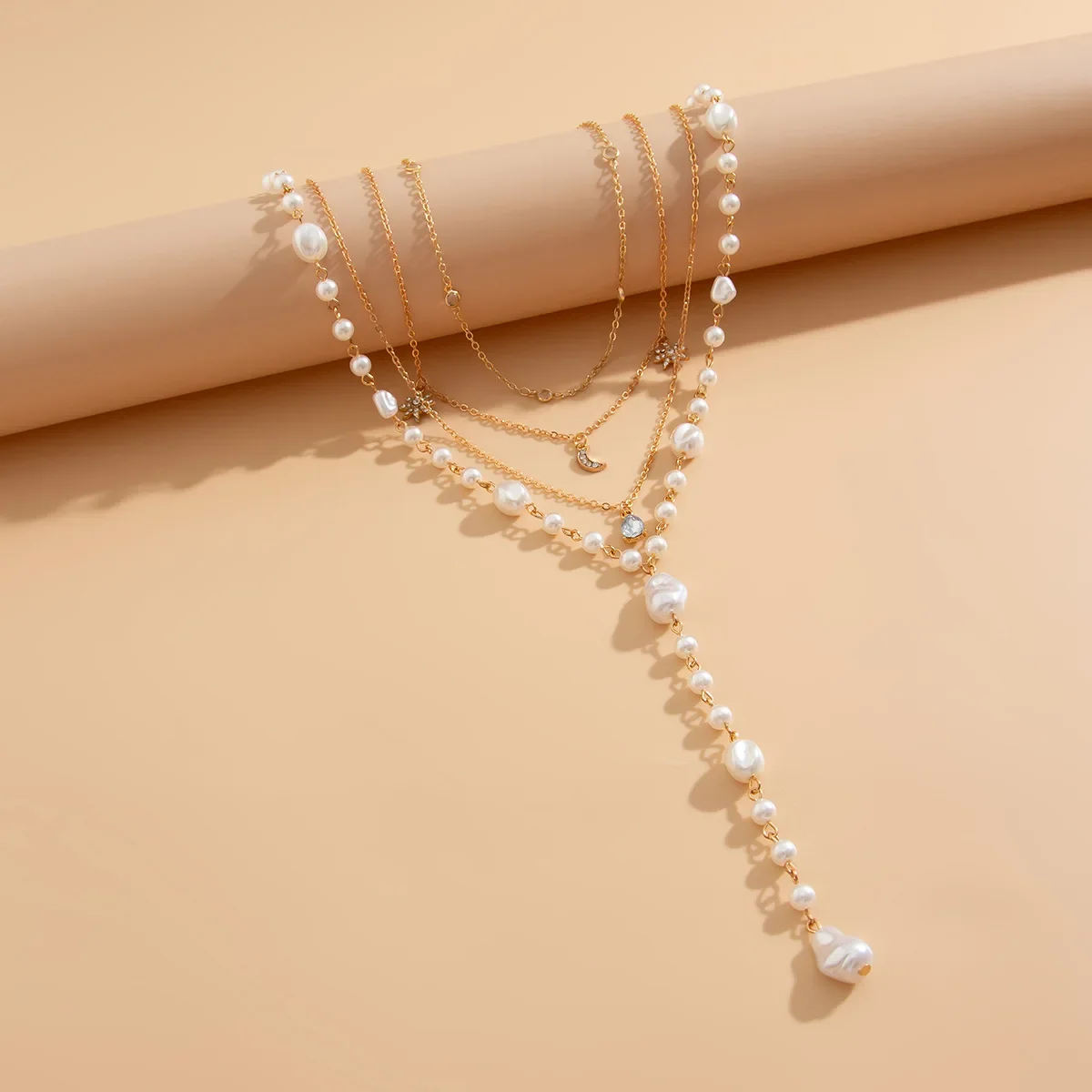 Personality Y Type Gift Women Wholesale Long Style Jewelry on the Neck Accessories for Girls Hot Girl Stainless Steel Chain Sets