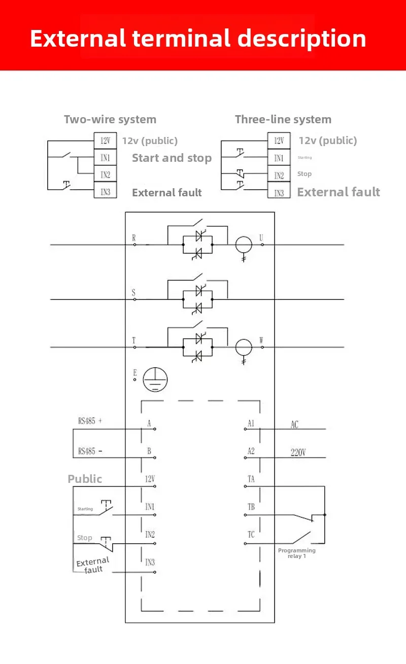 380 فولت ثلاث مراحل محرك بداية لينة المدمج في بداية لينة 5.5KW 7.5KW محرك لينة بدء مروحة مضخة مخفض الضغط الناقل #5