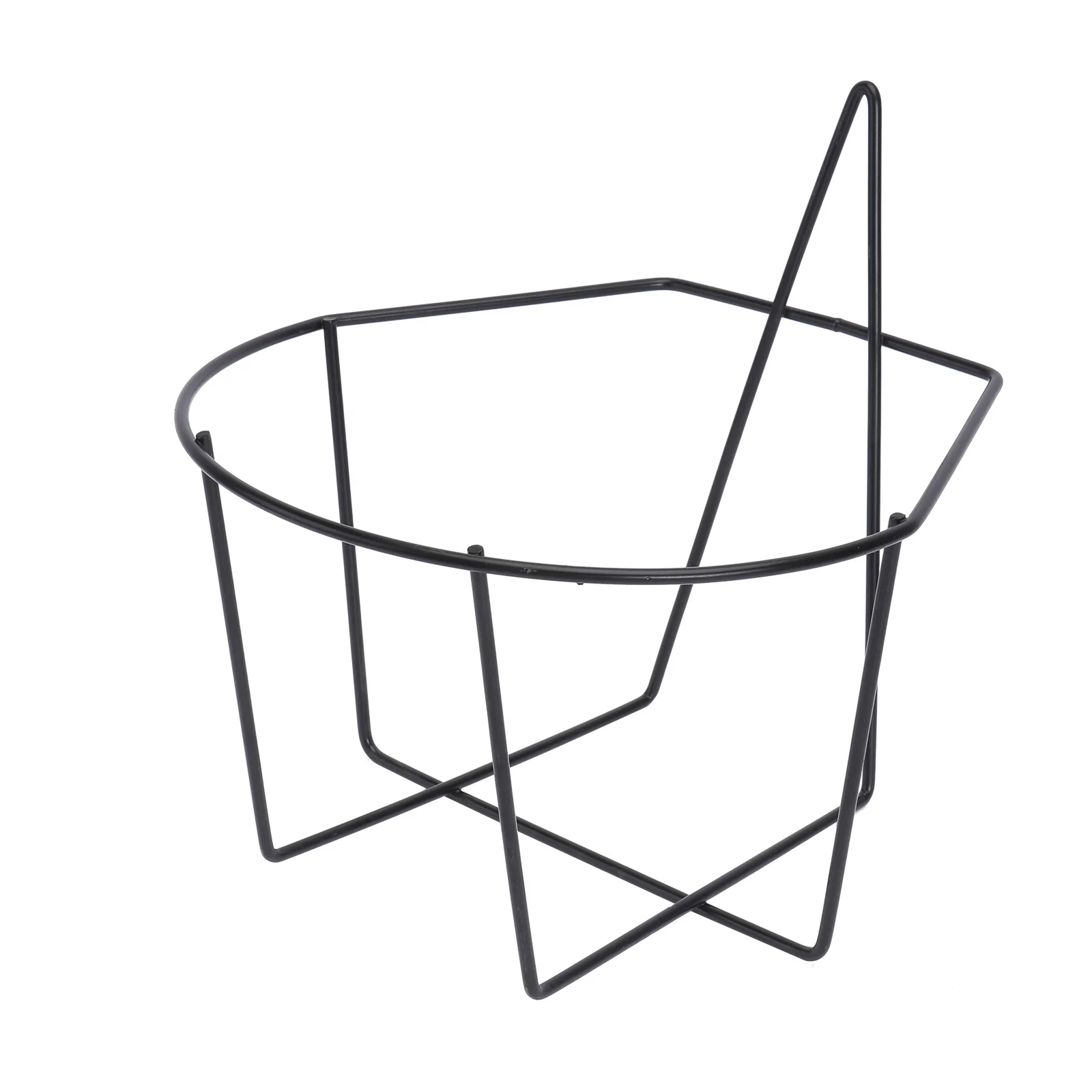 1Pcs Flowerpot Shelf Heavy Duty Ironwork Plant Stand for Garden Balcony Wall Mounted Flower Rack Decorative Hanging Pot Holder