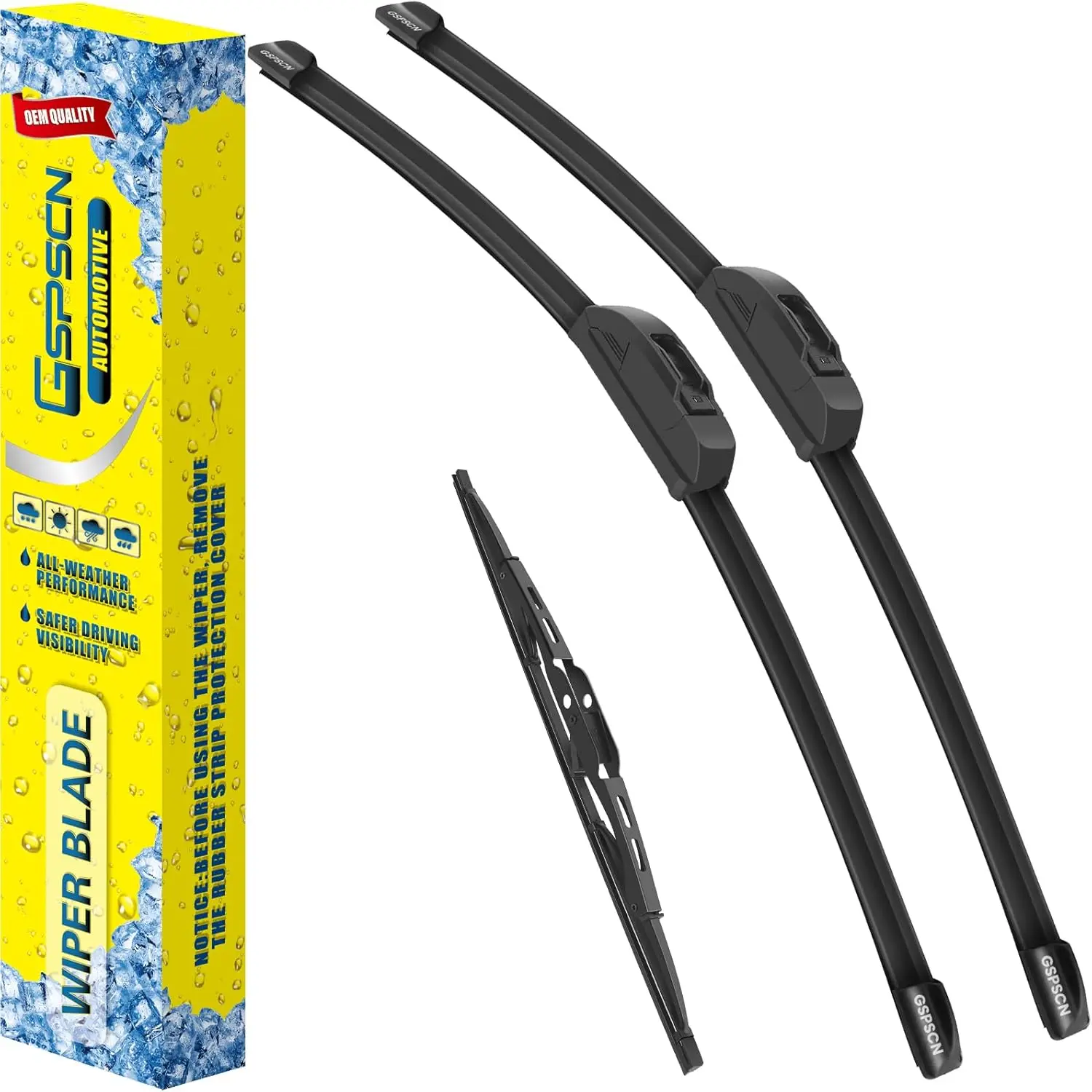 

3 дворника для Chevy Equinox 2023 2022 2021 2020 2019 2018 оригинальное оборудование, комплект лобового стекла 24 "+ 18" + 13" (набор из 3 шт.)