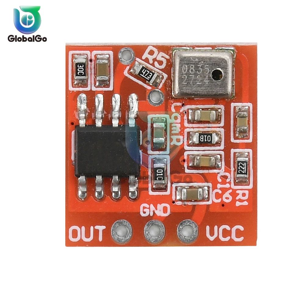 TDA1308 Silicon Microphone Amplifier Board Digital Microphone Pickup Module Preamp Amplification Adjustable DC 3-6V