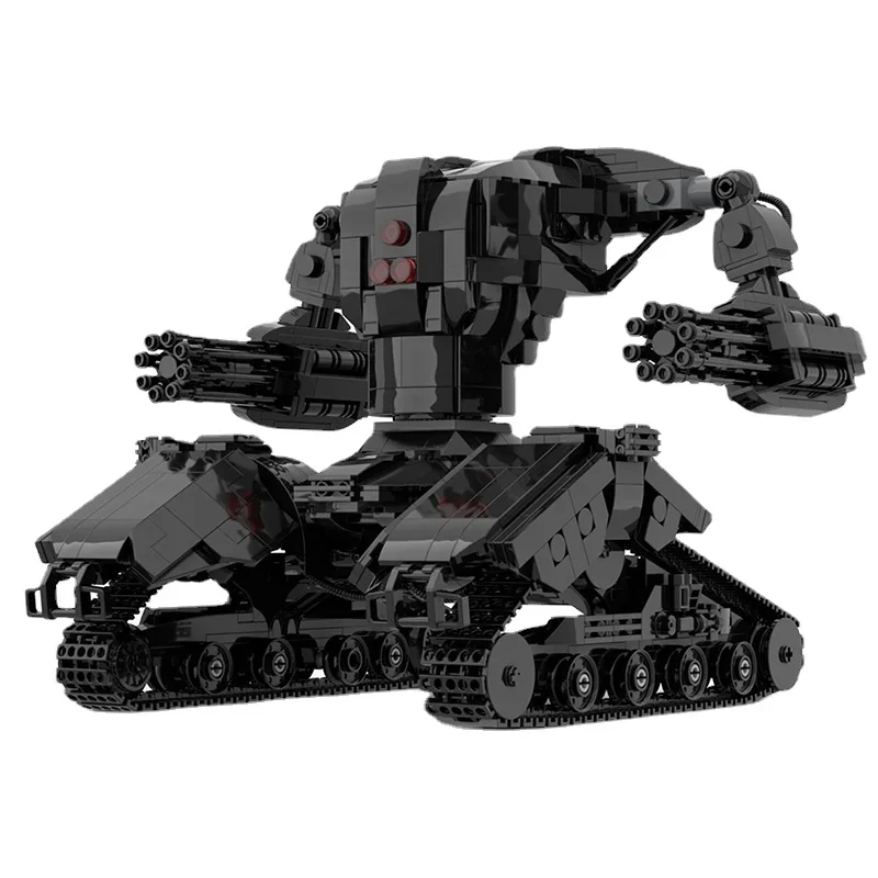 

MOC-58403 Mech Tank Hunter Killer X1 Building Blocks Kit Arms Tank Robot Bricks Assemble Model Toys For Child Gift