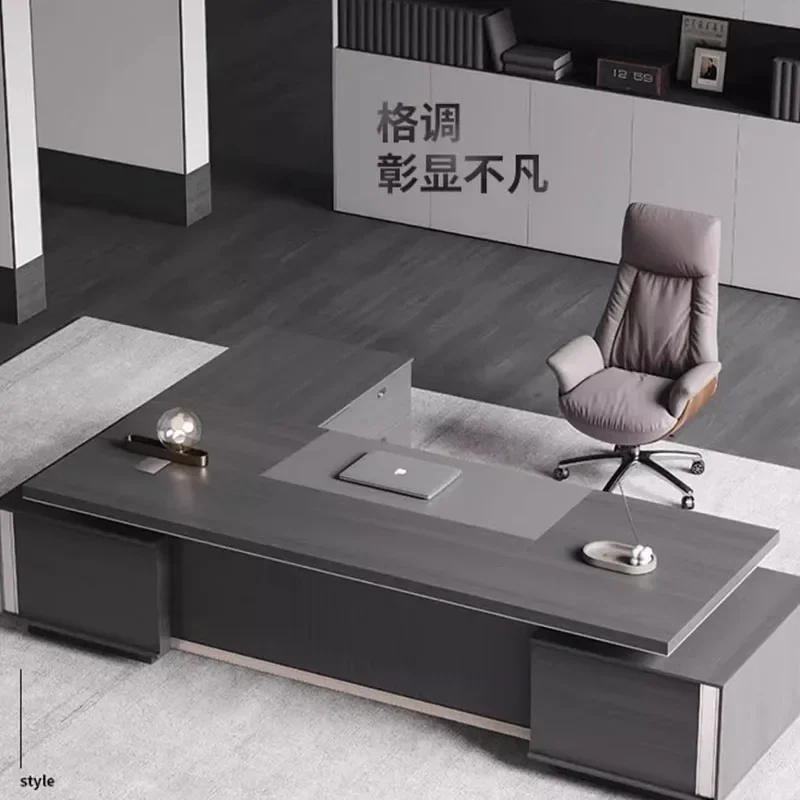 

Storage Writing Desk Lap Executive Office Modern Shelf Desk Setup Bed Wooden Work Escritorio Con Cajones Office Furniture