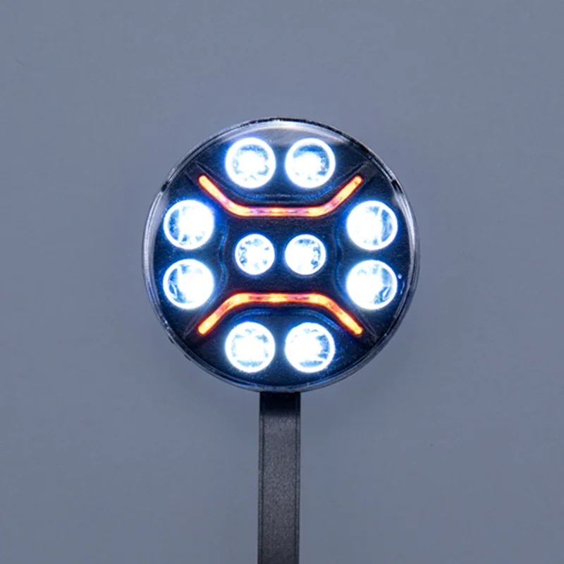 Lampa dachowa LED 5V w skali 1:14, symulacja reflektora do ciężarówek RC Tamiya SCANIA 770S R620 VOLVO BENZ Arocs MAN TGX, akcesoria samochodowe