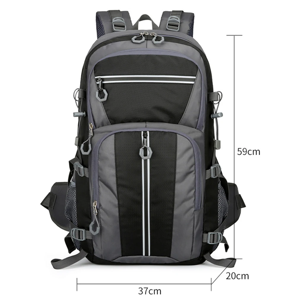 Imagem -02 - Impermeável Outdoor Caminhada Mochila Reflective Sport Bolsa Multifuncional Capacidade Camping Ciclismo 50l 1pc