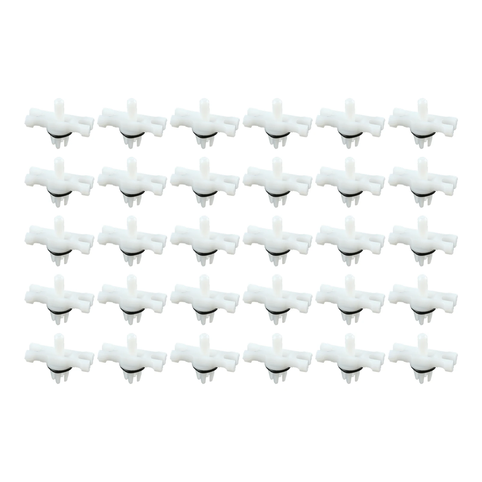 30pcs Plastic Clips Exterior Roof Moulding Trims Fasteners 51138204858 Fit for BMW 3 Series E46 1998-2014