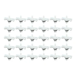 30pcs Plastic Clips Exterior Roof Moulding Trims Fasteners 51138204858 Fit for BMW 3 Series E46 1998-2014