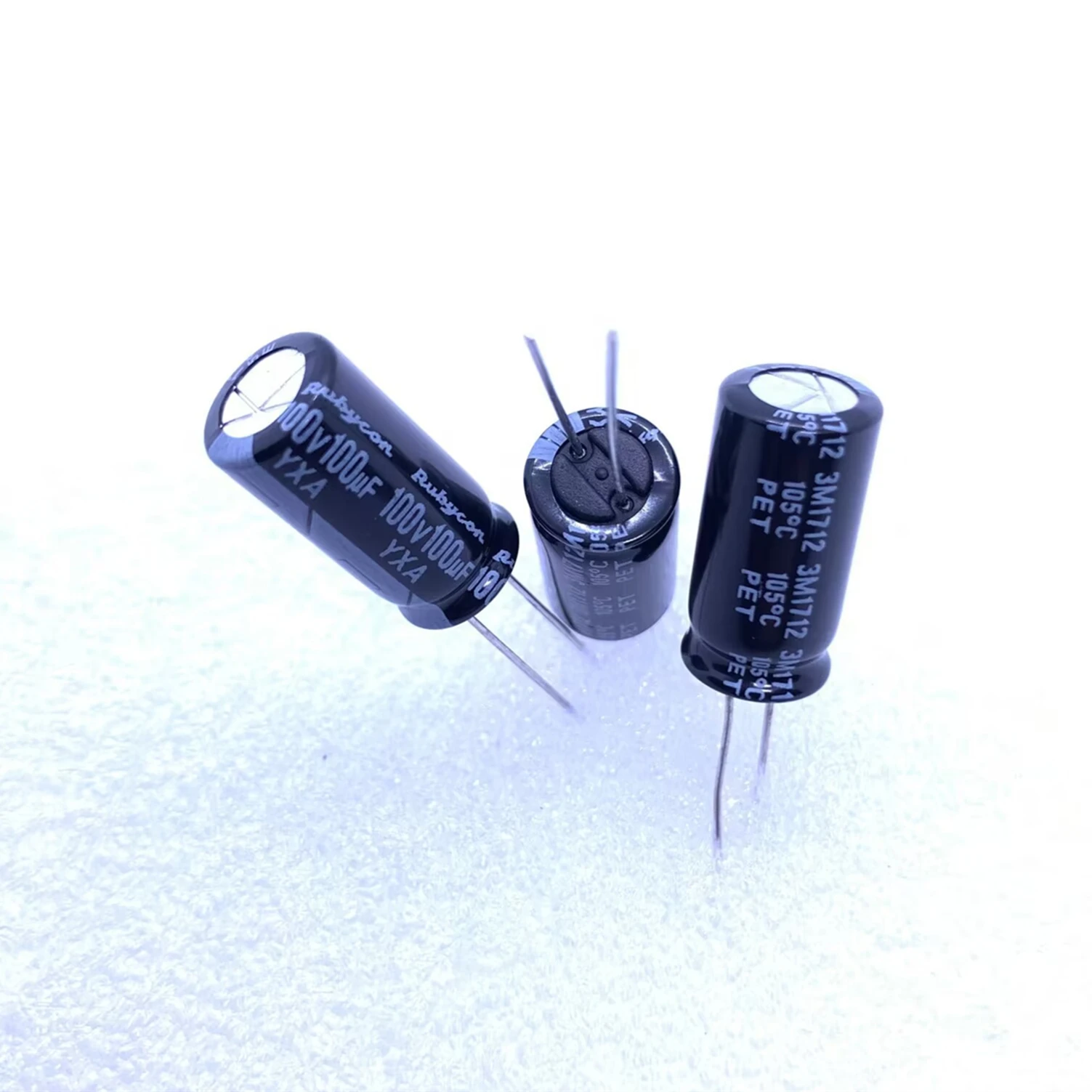 100V100UF 1020MM black YXA series original box ruby electrolytic capacitor