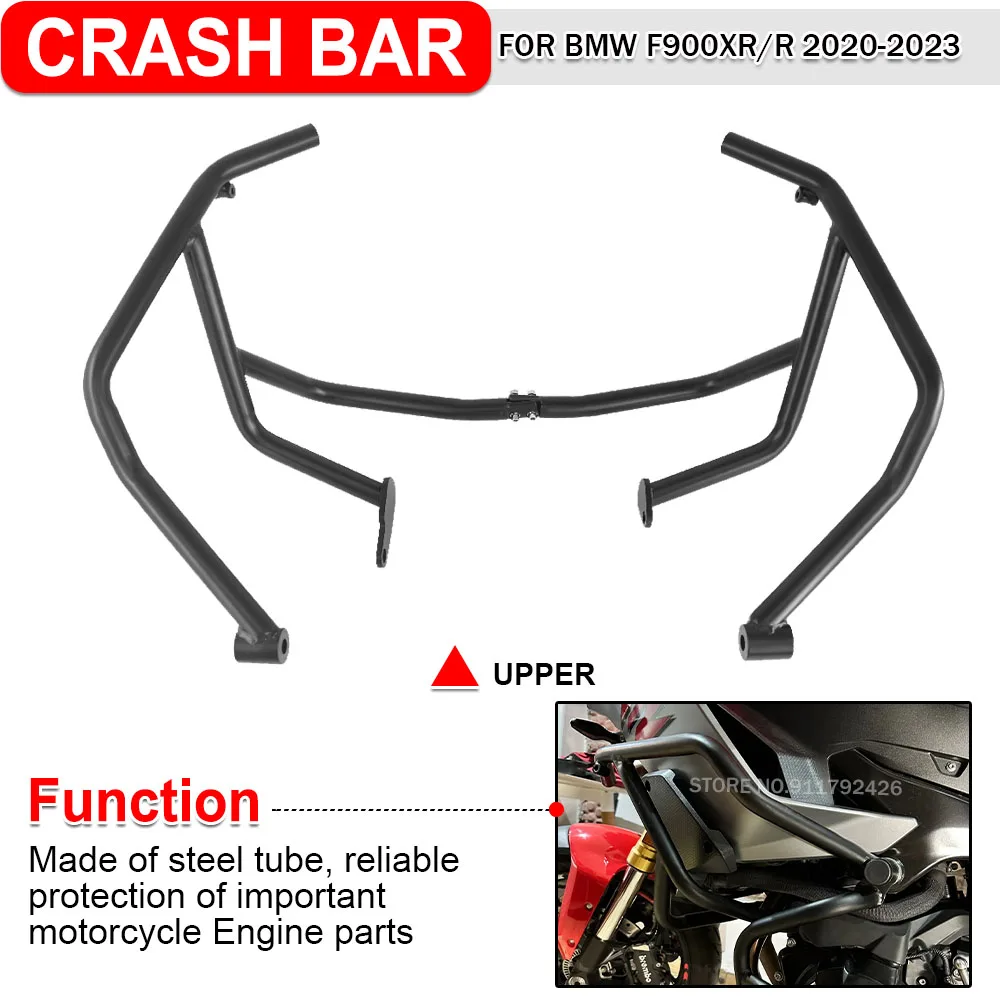 Upper Crash Bar For BMW F900XR F900R 2020 2021 2022 2023 F900 XR/R Motorcycle Engine Guard Tank Bumper Fairing Frame Protection