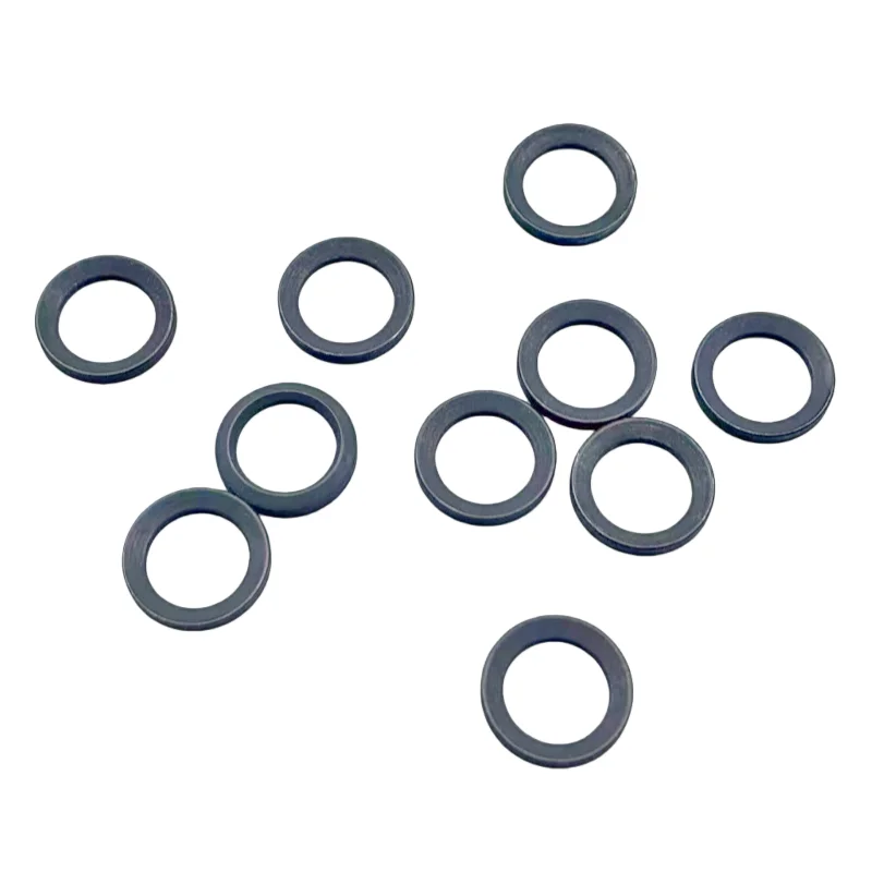 10 قطع من حشية مسطحة من الفولاذ الكربوني، حشية مانعة للتسرب 223/308، مناسبة لمواصفات الخيط من 1/2-28 و5/8-24 #2