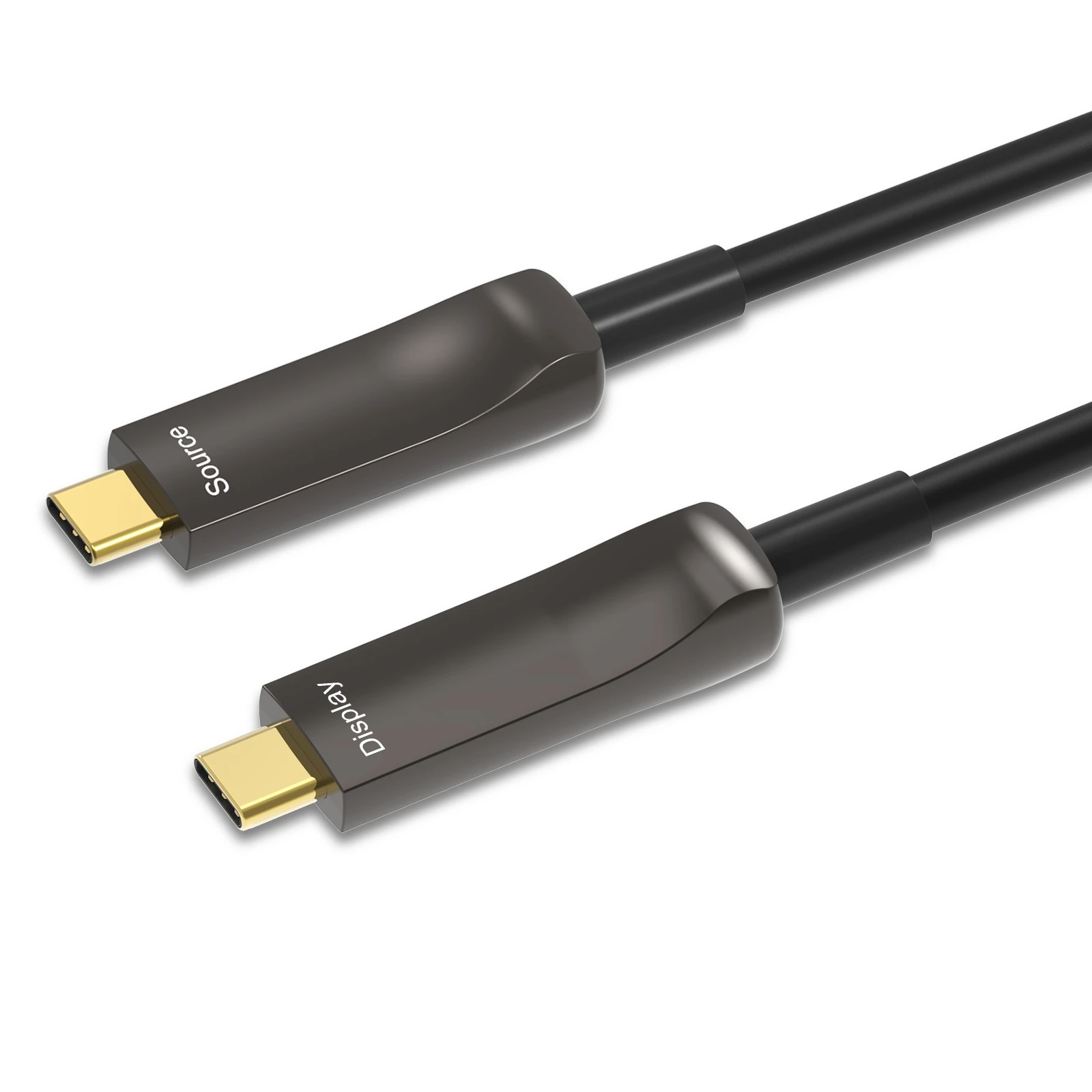 AOC Fiber Optical Type-C USB3.1 Gen 2 Cable 4K 60Hz Audio Video Cast Screen transport Cable for 1080p, 3D, ACC 4K High Bandwidth