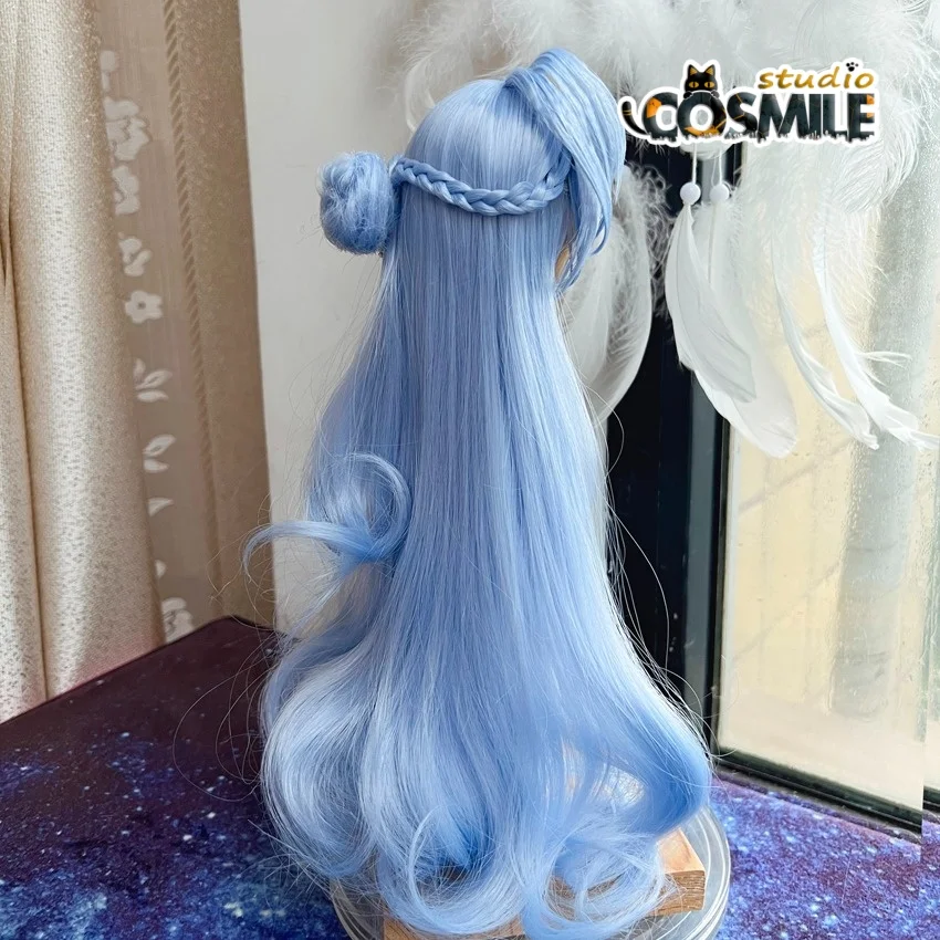 Handgemachtes Spiel Honkai: Star Rail Robin Role Cos Cosplay 1/3 1/4 1/6 BJD Blaues Styling Haar Perücke Puppenzubehör KN