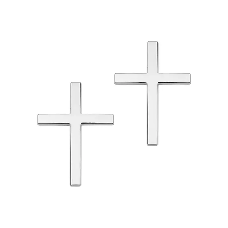 

3D Stereo Cross Car Decal Metal Cross Badge Stickers Protection Symbol car Modification Motorcycle Vehicle Decorative Accessory