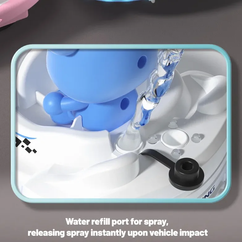 Simulatie Spray Kinderen Battle Smart DEMO Bumper Rc Auto 2.4G Led Verlichting Muziek Battle Elektrische MINI Afstandsbediening auto Speelgoed