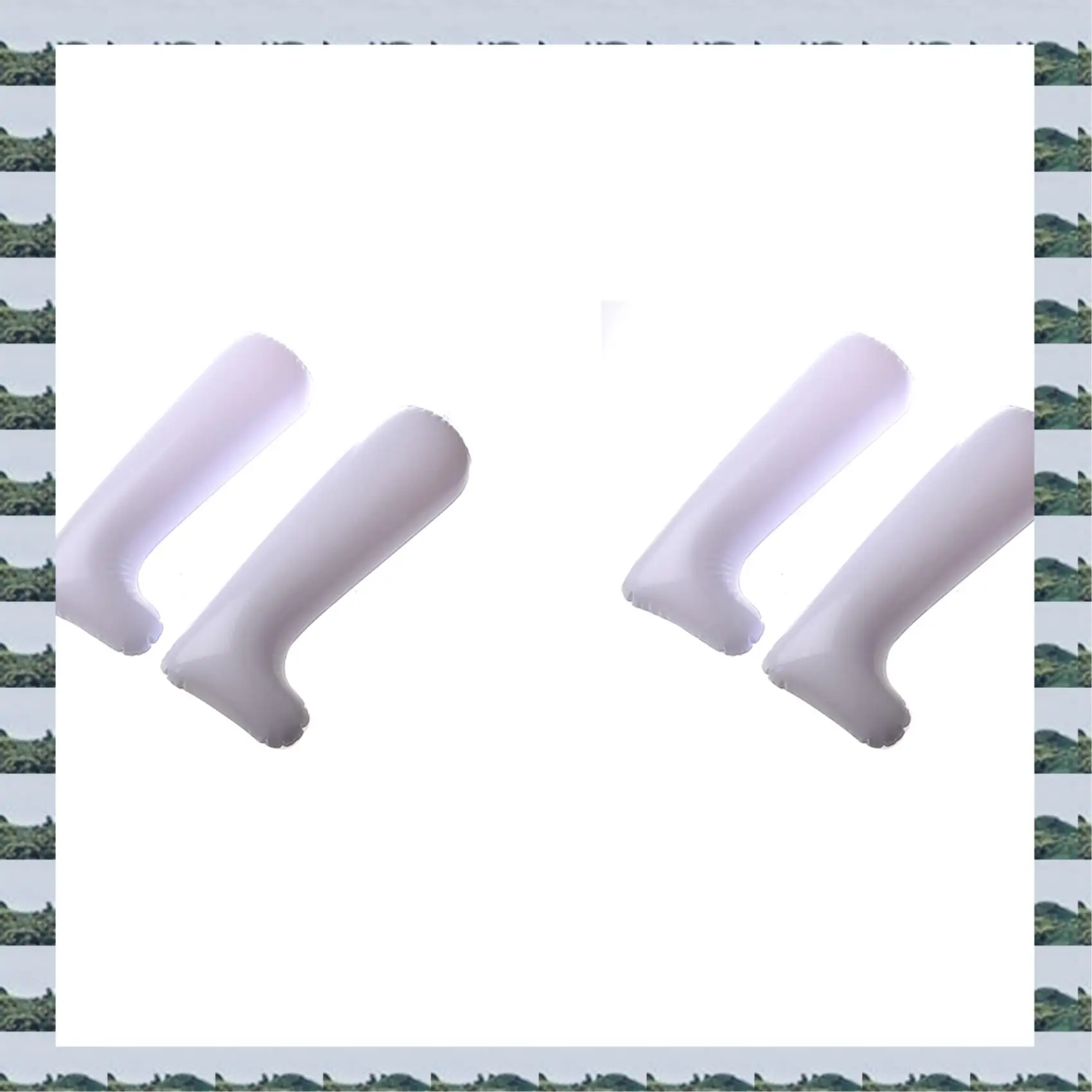 

ABQR 2 Pair 12 Inch White Film Inflatable Boot Stretcher Shaper Shoe Tree