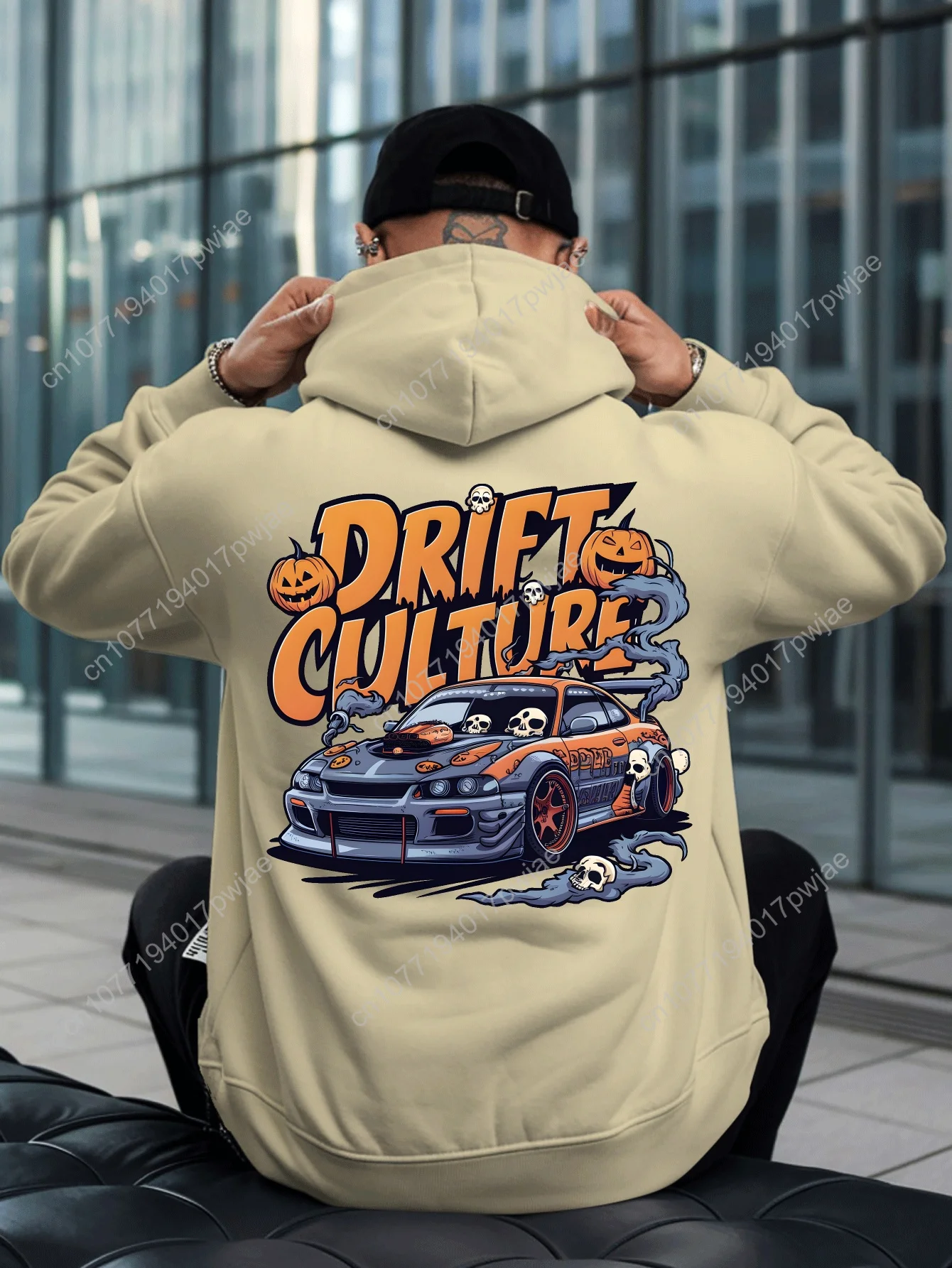 Мужская толстовка DRIFT CULTURE — красная толстовка с графическим принтом на спине для дрифта, мягкий теплый пуловер с капюшоном для уличной одежды, Automotiv