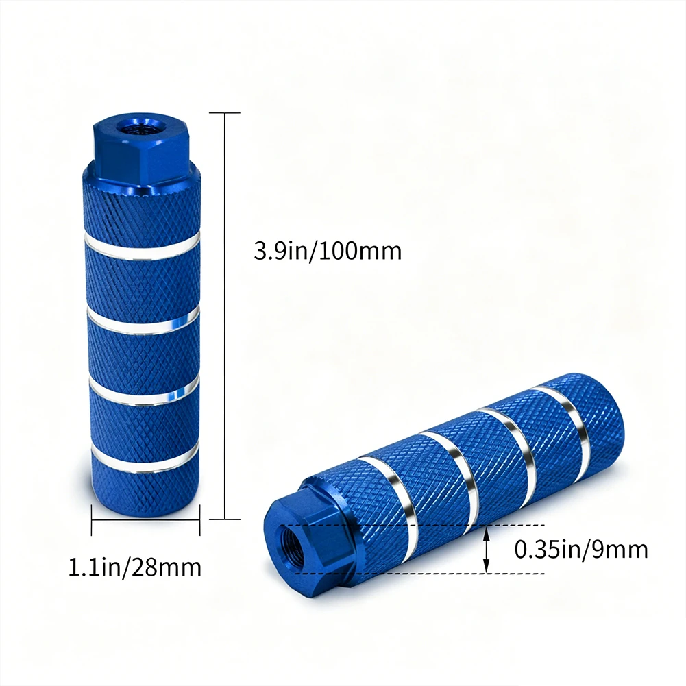 Cycling Foot Posts Footpost Anti-slip Pedals For Front And Rear Axles Enhanced Grip And Stability Robust Dimensions
