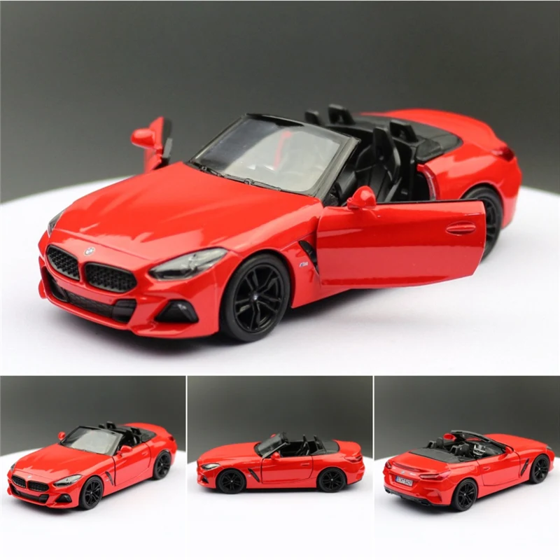 1:34 Z4 Coupe Alloy Convertible Sports Car Model Diecast Metal Toy Racing Car Vehicle Model High Simulation Collection Kids Gift