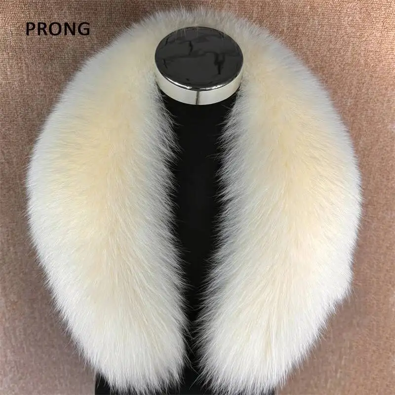 

Real Fox Fur Collar Scarf Women Luxury Fur Shawl Wraps Neck Warmer Furry Scarves Muffler Winter Jackets Coat Hood Fur Decoration