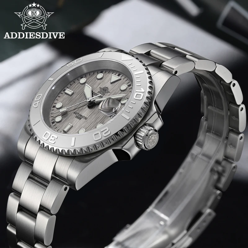 

ADDIESDIVE NH35A Watches Men's Automatic Mechanical Watch Sapphire Crystal Super Luminous Stainless Steel 200m Diving Wristwatch